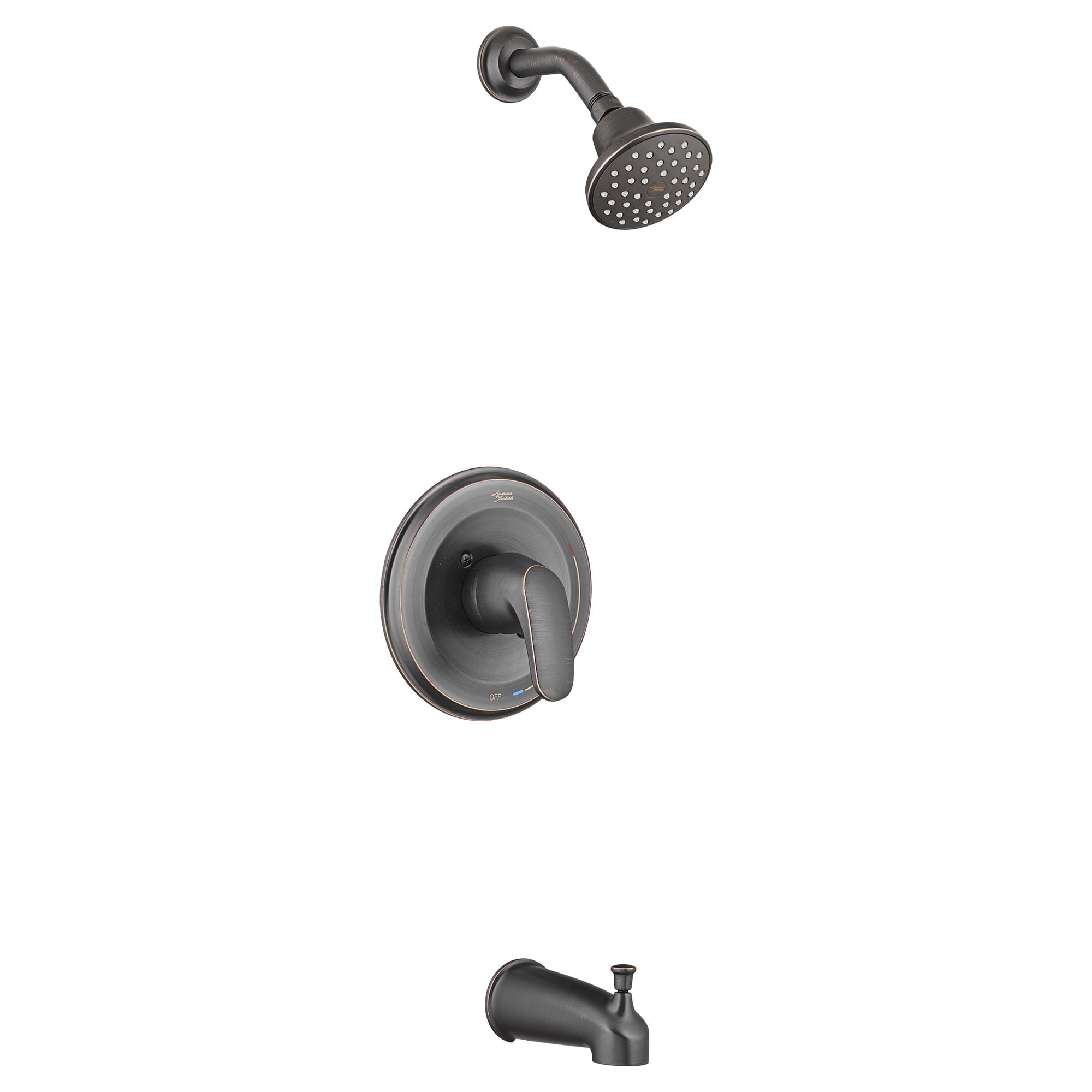 Colony® PRO 1.75 gpm/6.6 L/min baignoire and Garniture de douche avec Pomme de douche à économie d'eau, Pommeau de douche à cartouche à double équilibre de pression en céramique avec poignée à levier